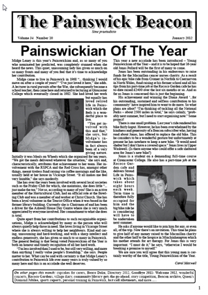 Painswick Beacon January 2012 Edition