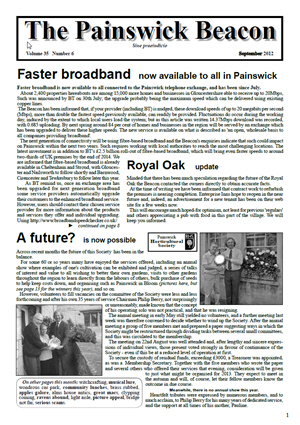 Painswick Beacon September 2012 Edition
