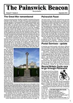 Painswick Beacon September 2014 Edition