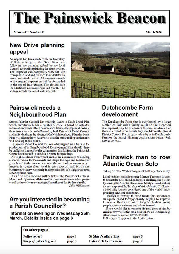 Painswick Beacon March 2020 Edition